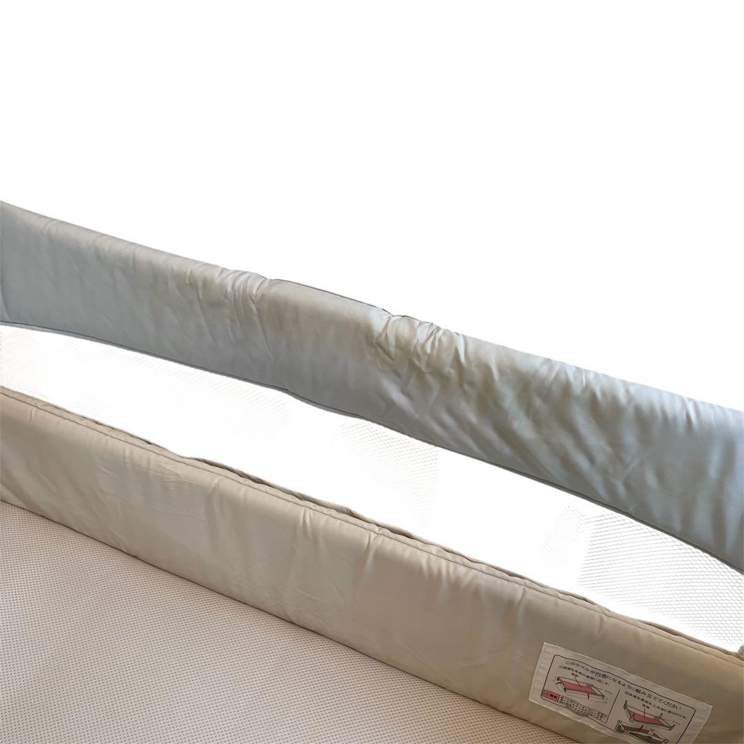 Aprica ココネルエアーAB ホワイトグレー ベビーベッド