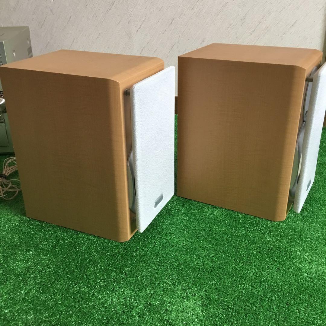 【動作確認】CD/MD/カセットテープ　ミニコンポ　リモコン付き