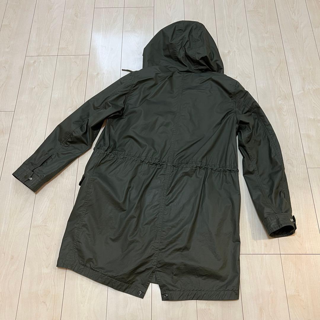 【DIESEL】フーデッドコート L カーキ オリーブ コットン100%