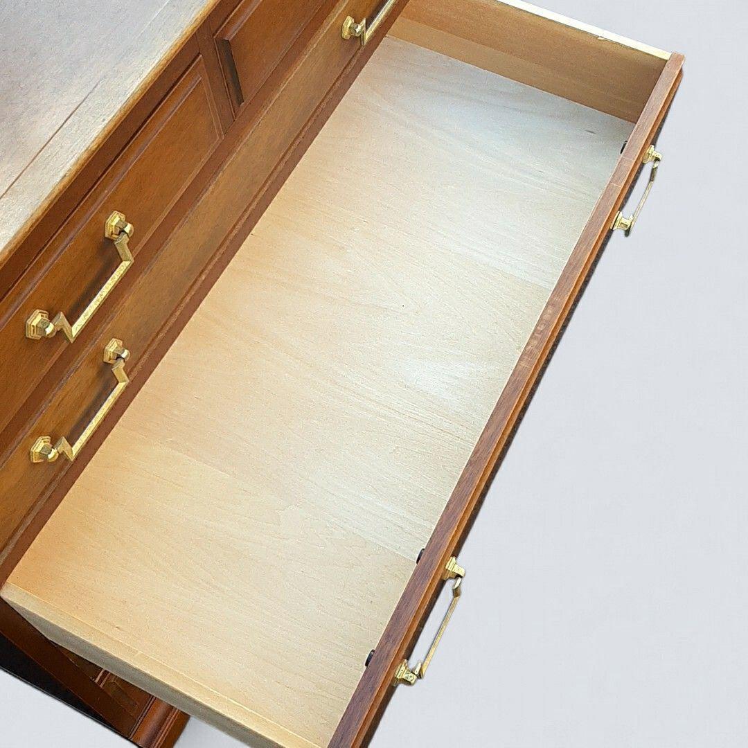 廃盤希少　マルニ木工 地中海 チェスト80 5段6杯 マホガニー maruni