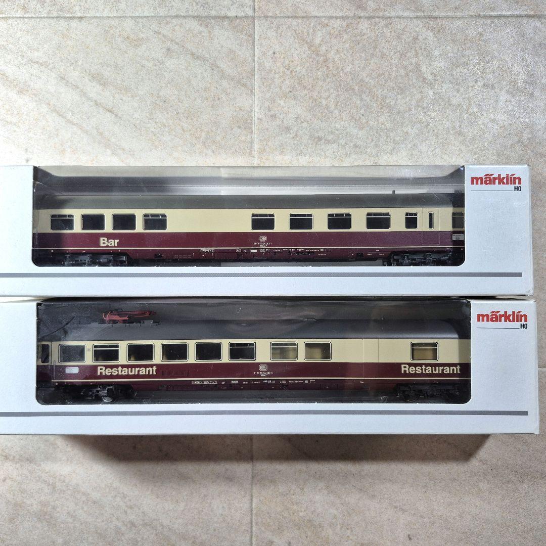 Märklin メルクリン HO バー・レストラン客車 42972 42973