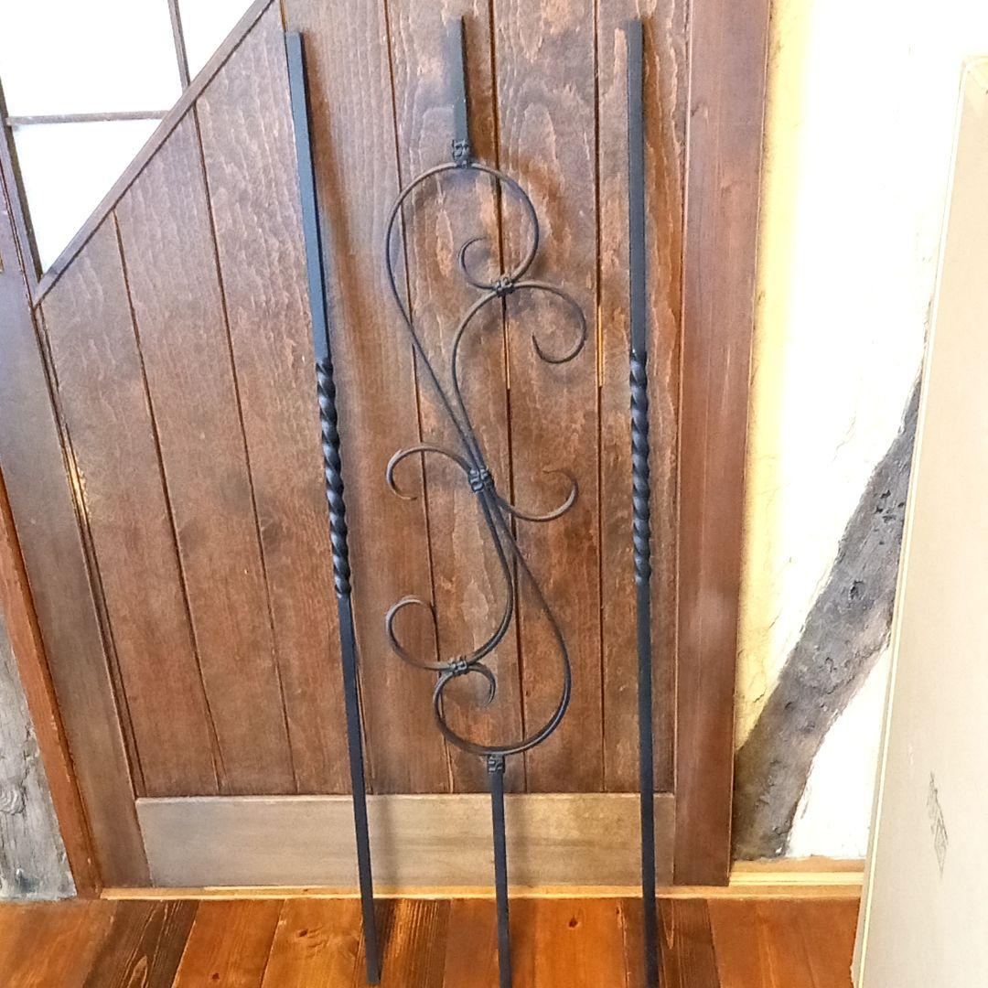 専用‼️アイアン手すり　格子　デザイン　セット　ブラック　黒