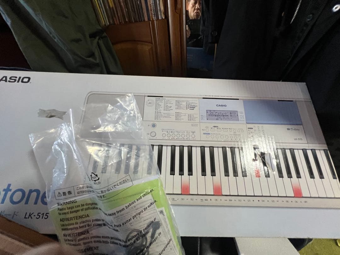 美品‼️Casiotone LK-515 光る鍵盤付きキーボード