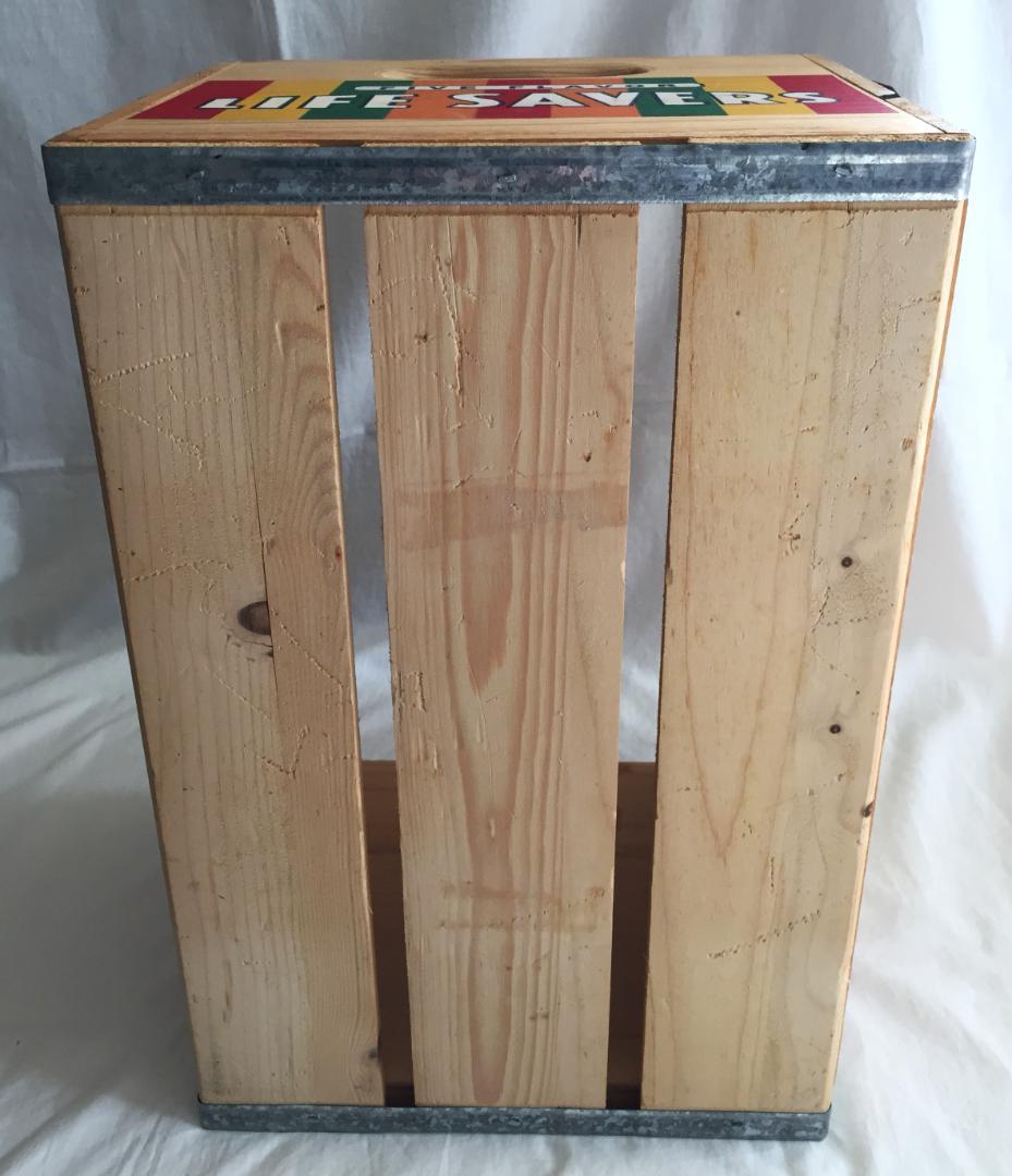 ビンテージ Life Savers Candy 木製 収納ボックス キャンディ