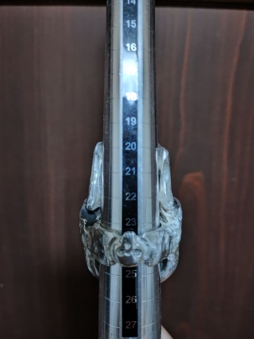 スカルリング　ラージ　自作　一点物