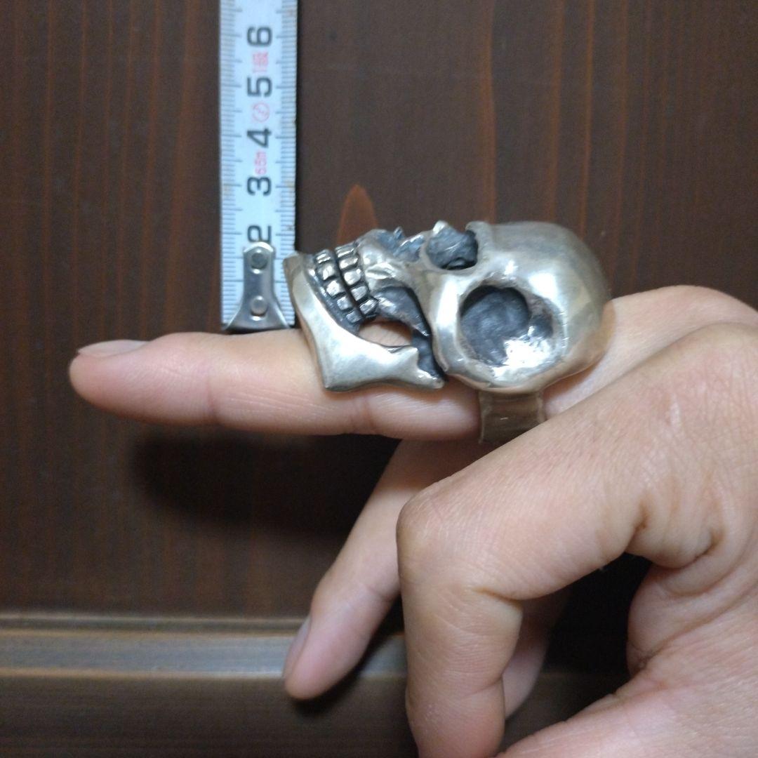 スカルリング　ラージ　自作　一点物