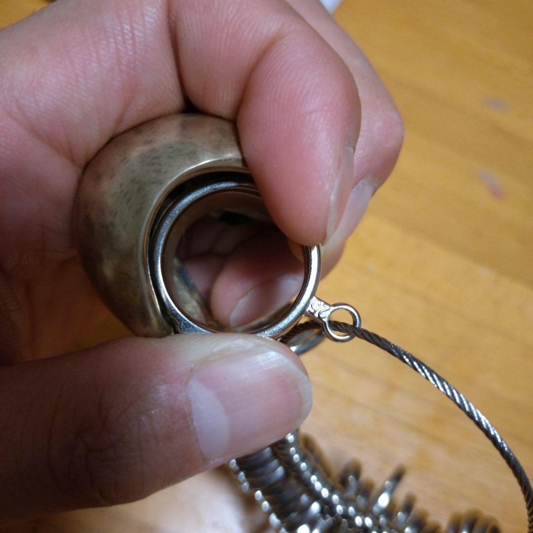 スカルリング　ラージ　自作　一点物