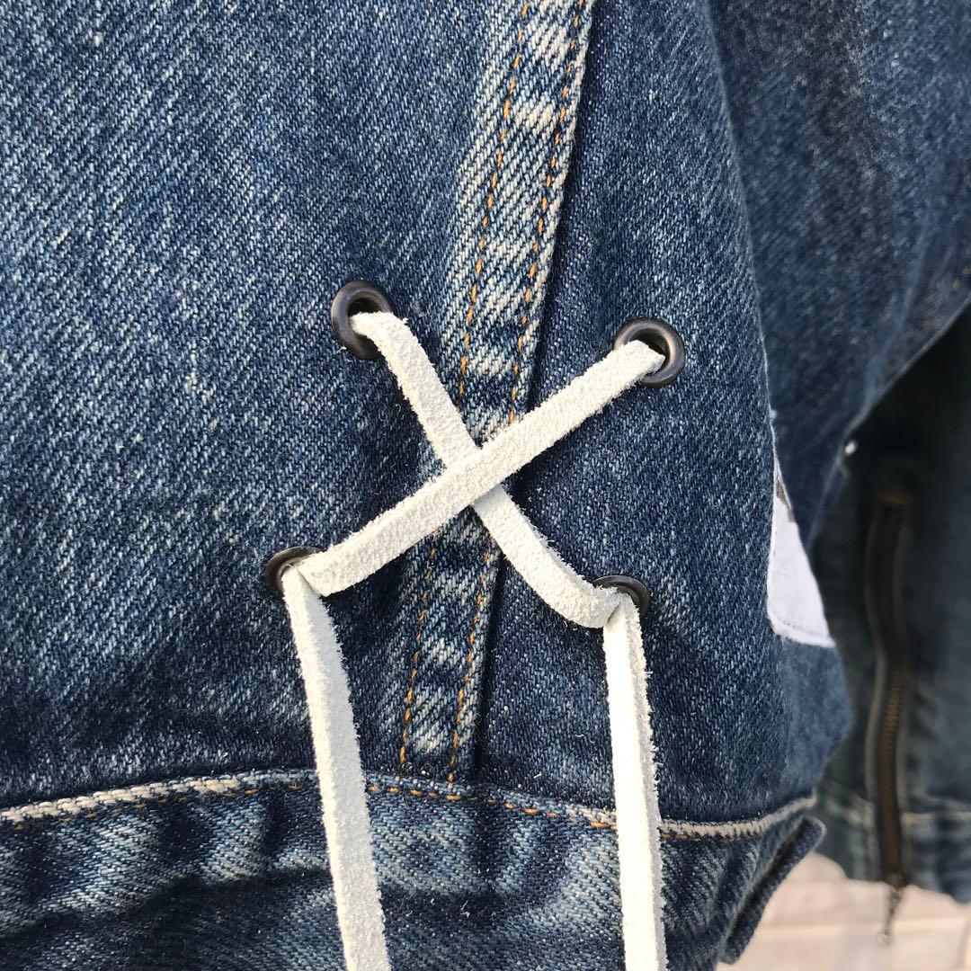 ファセッタズム×リーバイス　デニムジャケット　L　3rd　ライダース