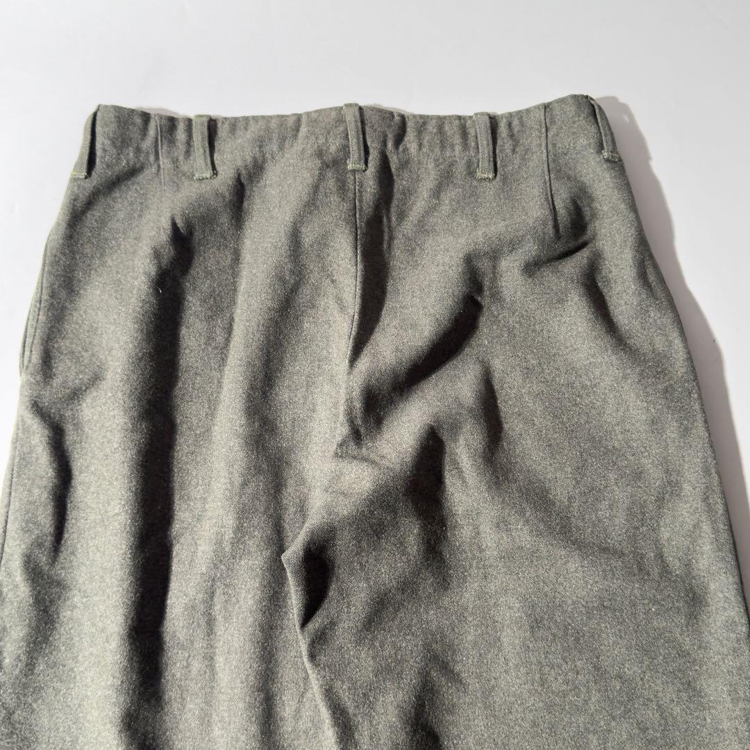 50〜60's Vintage ユーロ ミリタリー Wool Trousers