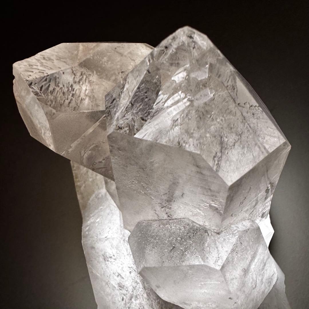 天然水晶 群晶 クラスター 原石｜存在感のある一点もの｜QC-001