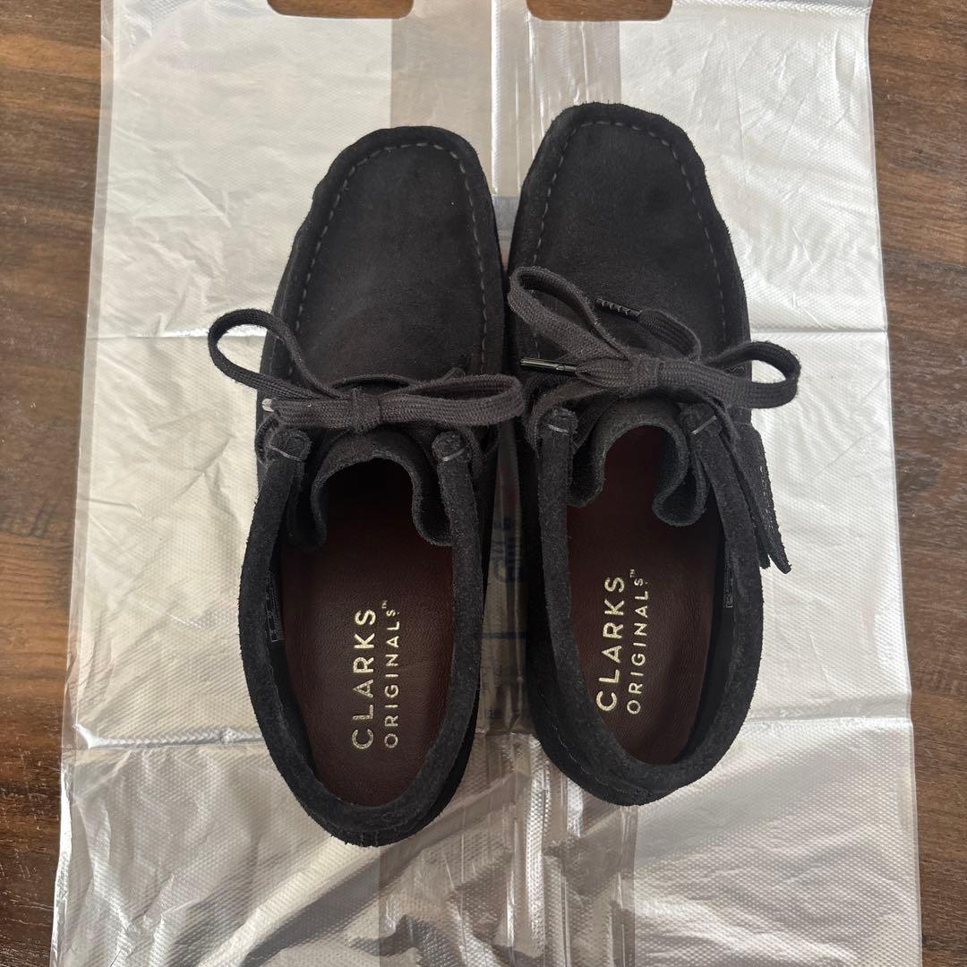 で*で様 Clarks Wallabee Boot. Black Sde