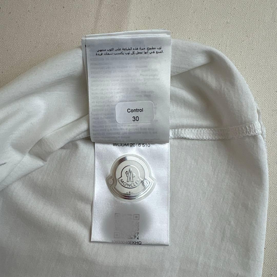 MONCLER Tシャツ　キッズ　　白　ハワイ島デザインプリント