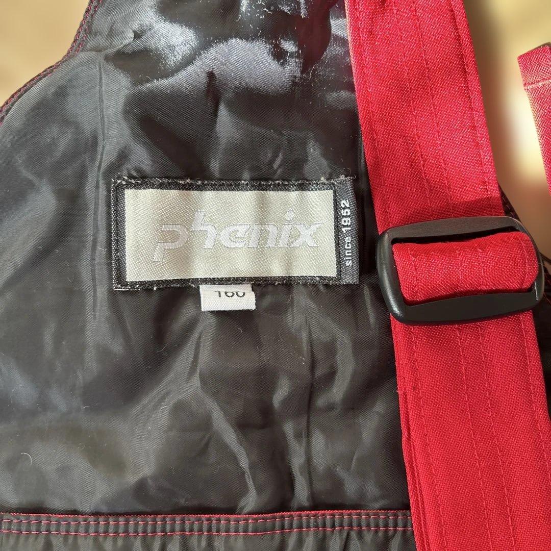 Phenix スキーウェア 青/赤 フード付き