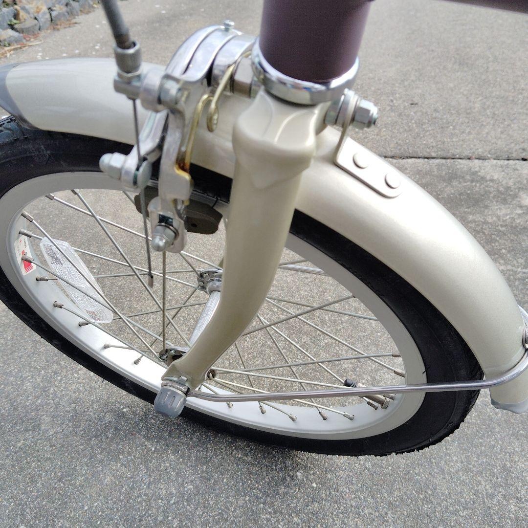 ブリヂストン　スニーカーライト160パープル　折りたたみ自転車