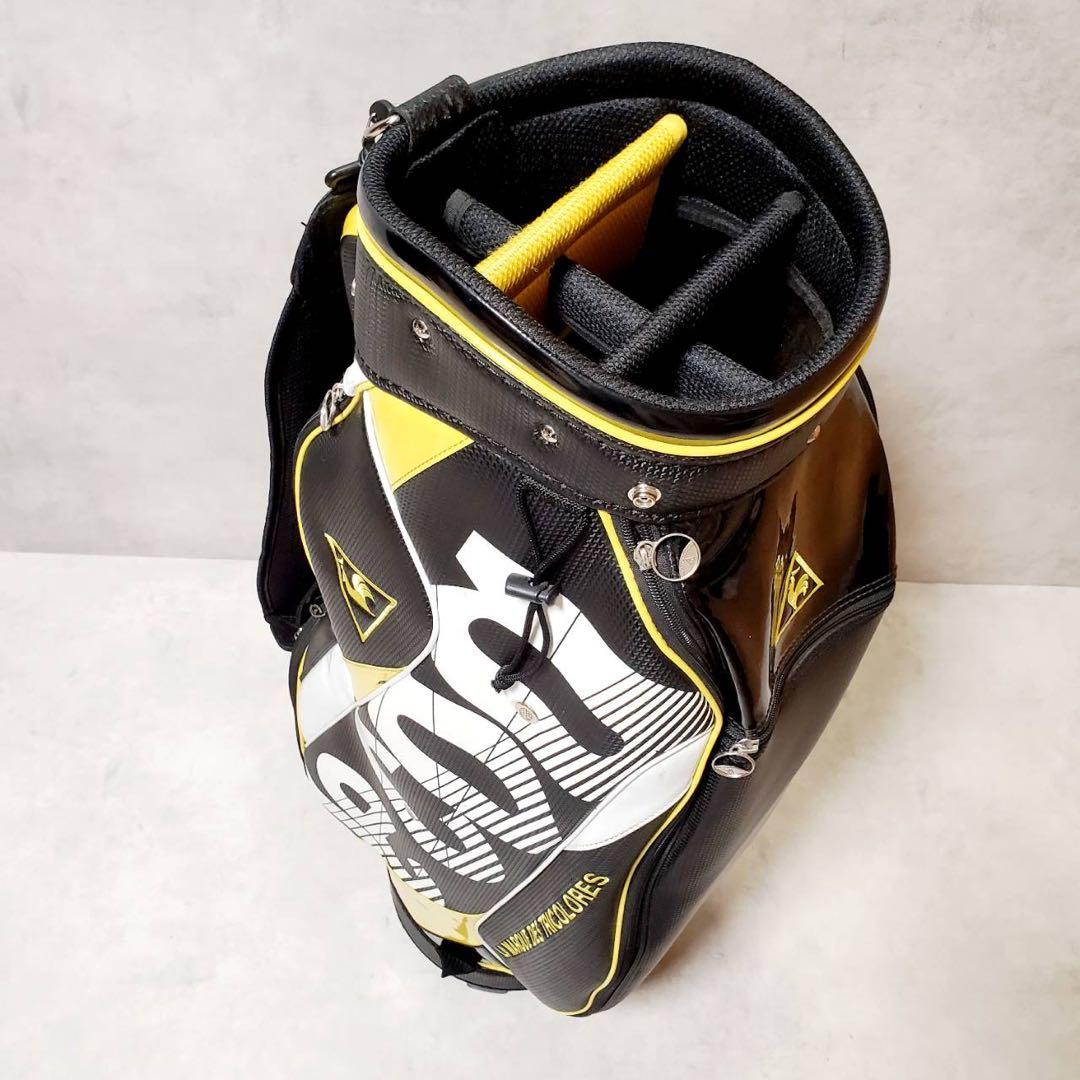 【良品】le coq sportif ゴルフバッグ キャディバッグ