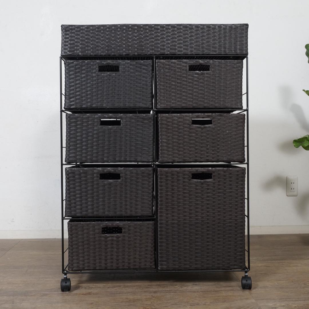 茶豆フォロー割【新品】お掃除簡単ランドリーチェストアウトレット