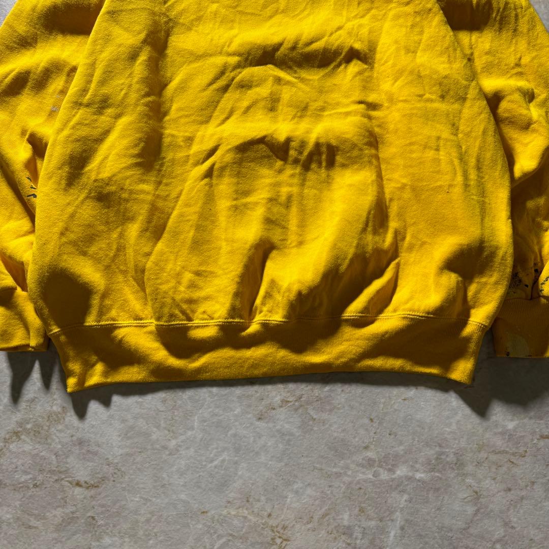 RUSSELL ATHLETICプリントスウェットUSA製古着ペンキ一点物希少