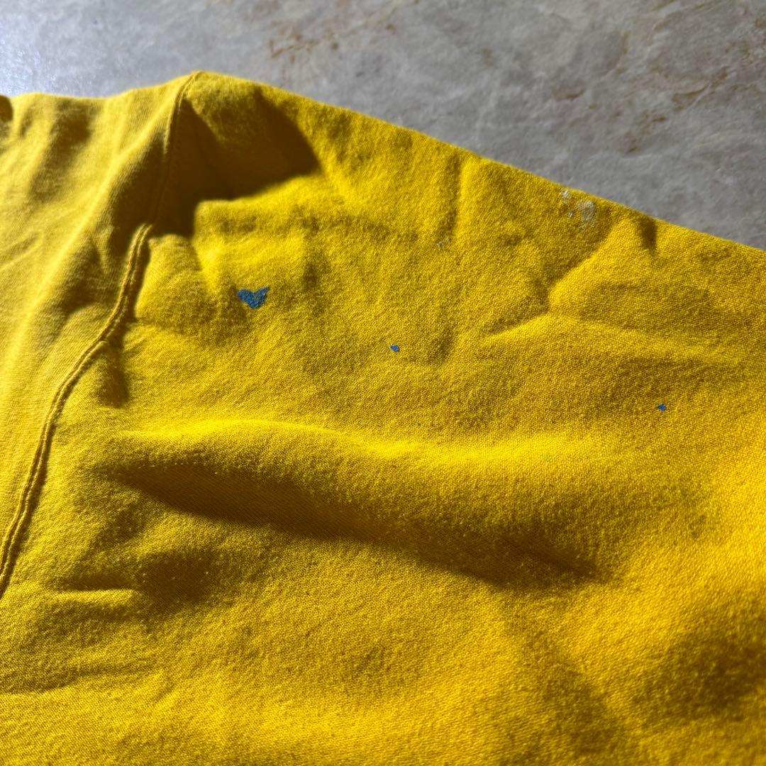 RUSSELL ATHLETICプリントスウェットUSA製古着ペンキ一点物希少