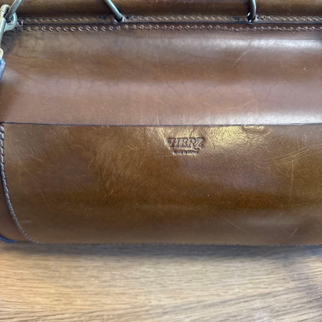 （8/11まで値下げ）　ヘルツ　ドラム型　2way ショルダーバッグ（A-89）