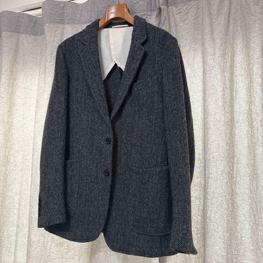 Harris Tweed ヘリンボーンジャケット Mサイズ