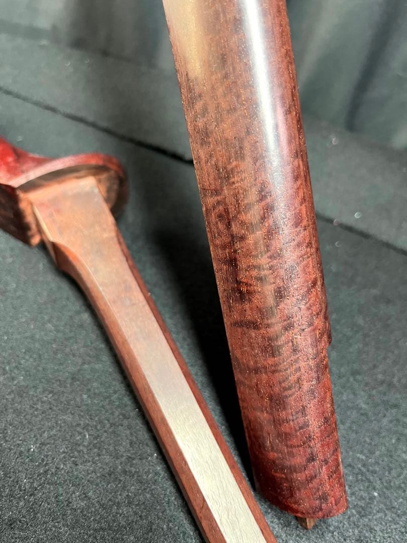 津軽三味線　三線・本紫檀・棹のみ　紅木紫檀製　純銀 天然素材 　弦楽器　民謡