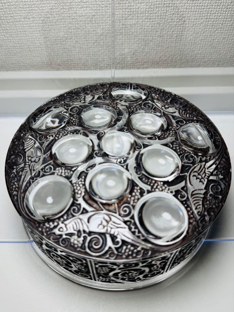 ラリック LALIQUE ロジェ パチネ 小物入れ オブジェ クリスタル✨