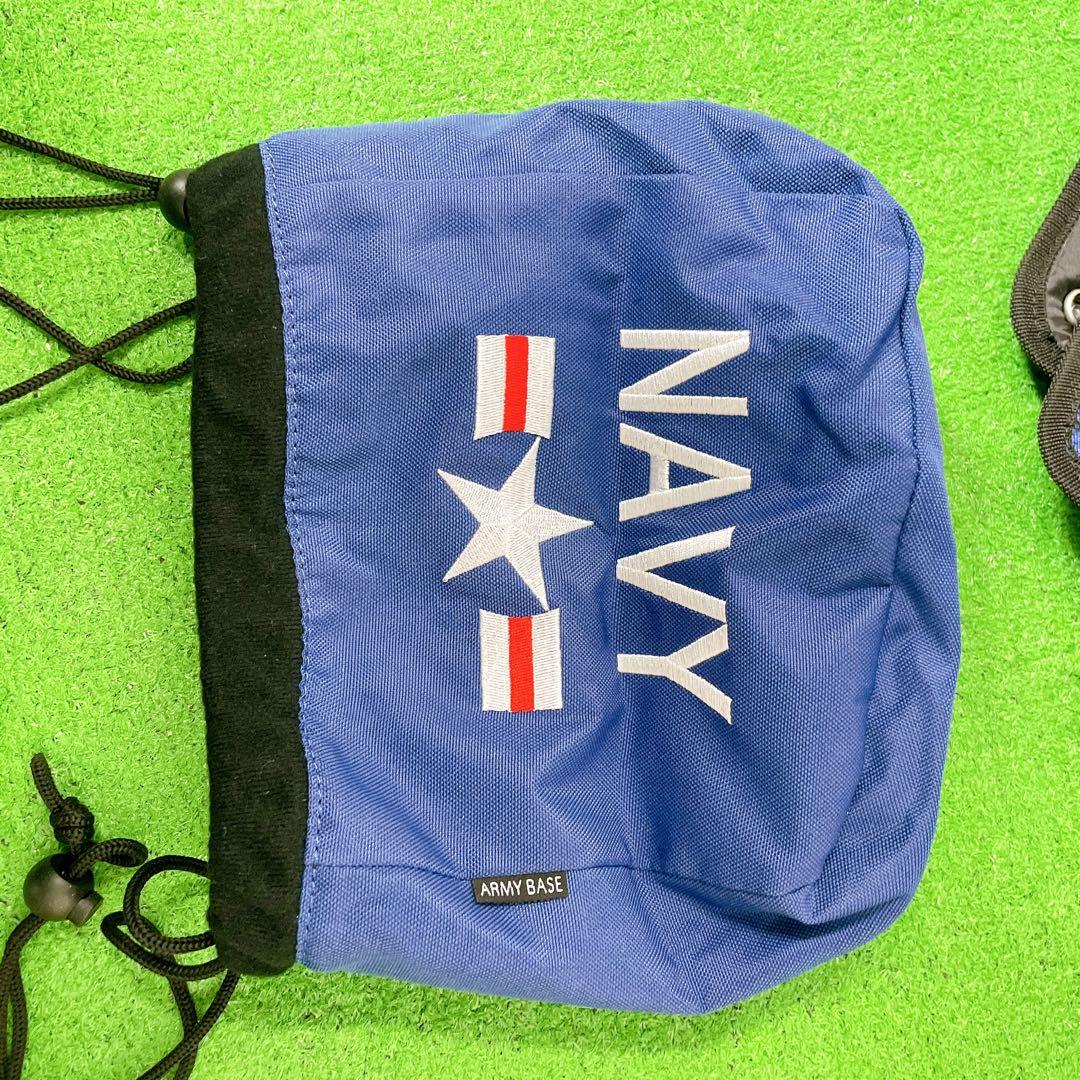 美品　アーミーベースコレクション　デニム　スタンドキャディバック　アイアンカバー