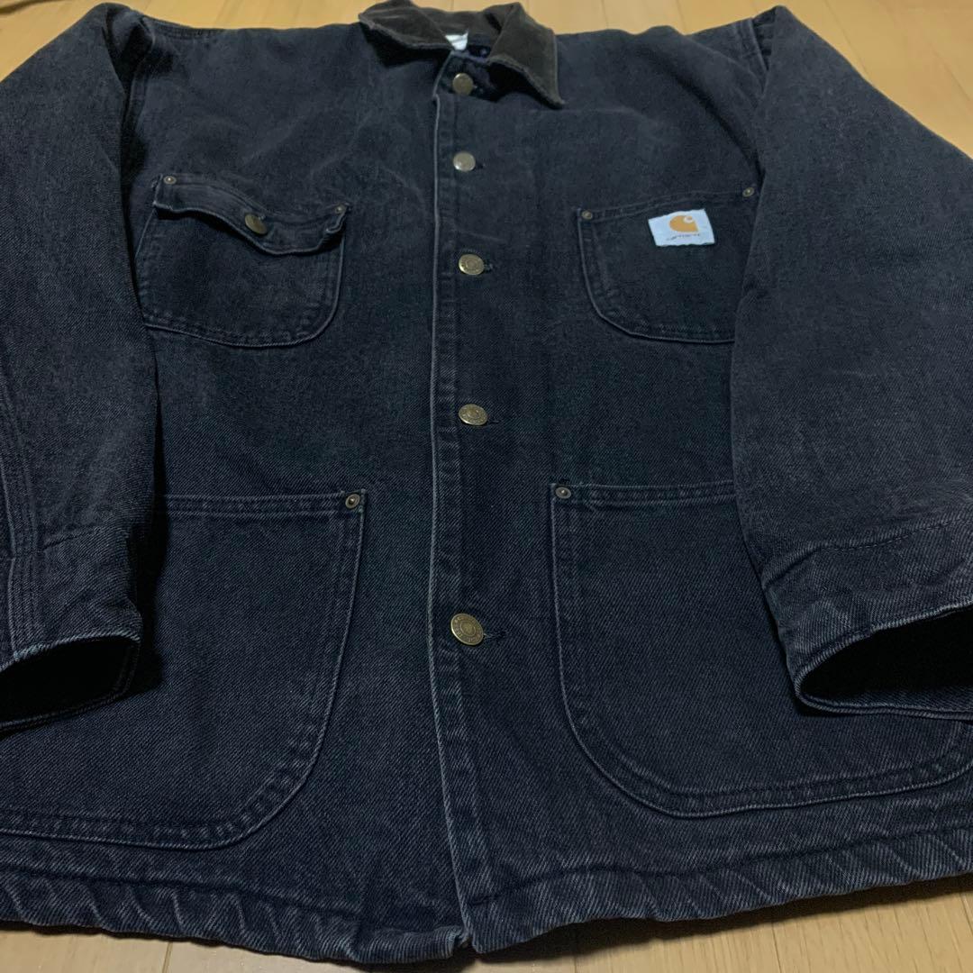 Carhartt カーハート　ミシガンチョアコート　ブラックデニム