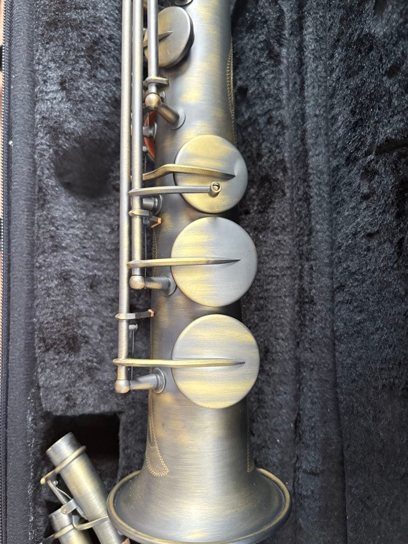 【送料込みなのでこちら価格で！】【美品】カドソン　ソプラノサックス　ケース付