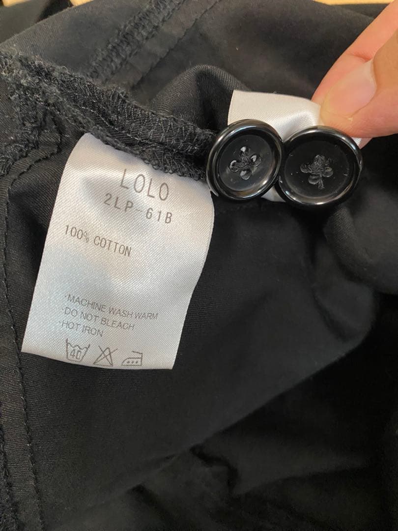 LOLO LIKE R1 別注オーバーオール ブラック S