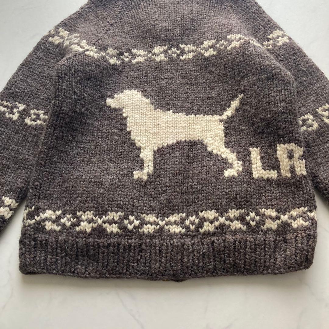 ラブラドールレトリバー×カナディアンセーター カウチンセーター