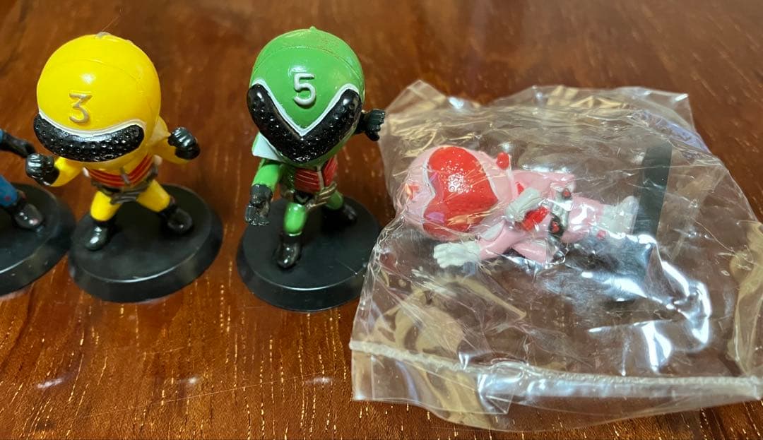 楽一番公式アカウント06　特撮ヒーローズ　秘密戦隊ゴレンジャー 5体セット