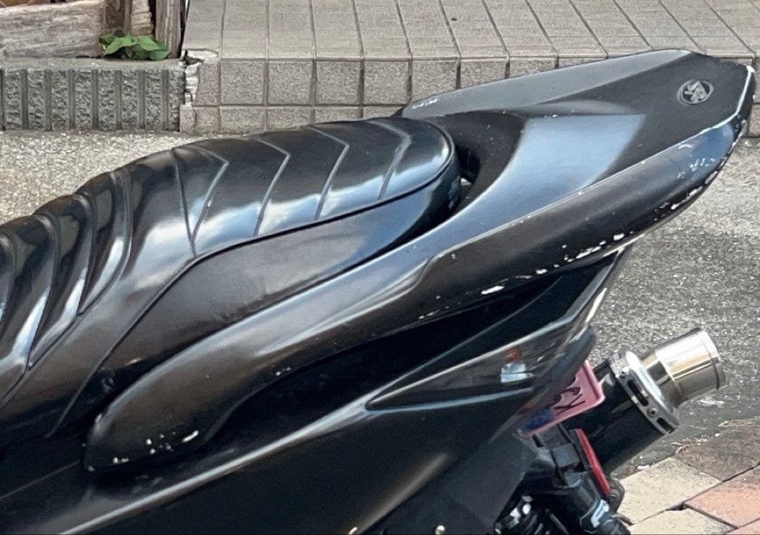 シグナス ブラックDCR製リアフェンダー