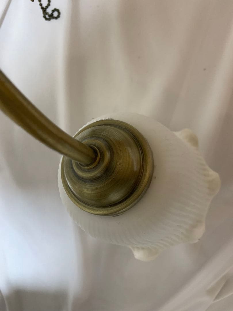 KOIZUM アンティーク　シャンデリア 6灯　フラワー　シェード