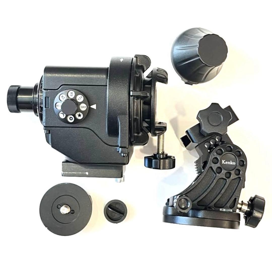【中古セット】ポータブル赤道儀｜Kenko スカイメモS　本体+微動雲台セット