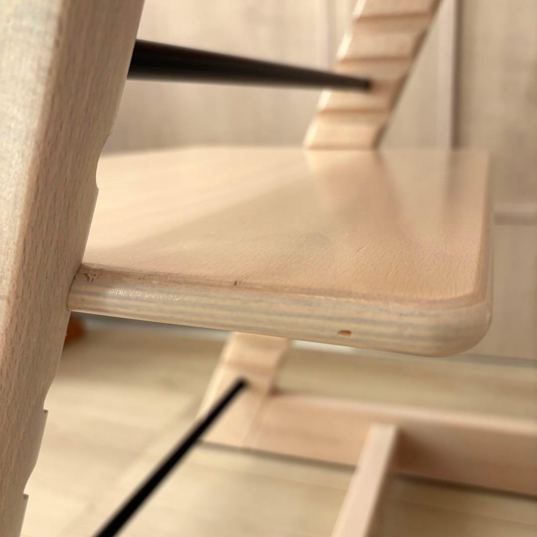 極美品‼︎ストッケ トリップトラップ ホワイトウォッシュ 新型 シリアルナンバー6