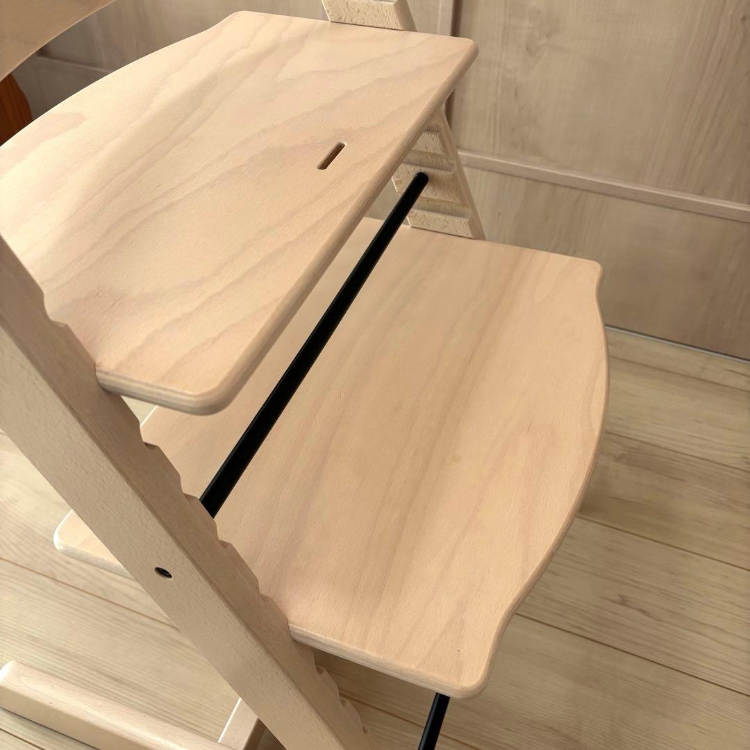 極美品‼︎ストッケ トリップトラップ ホワイトウォッシュ 新型 シリアルナンバー6