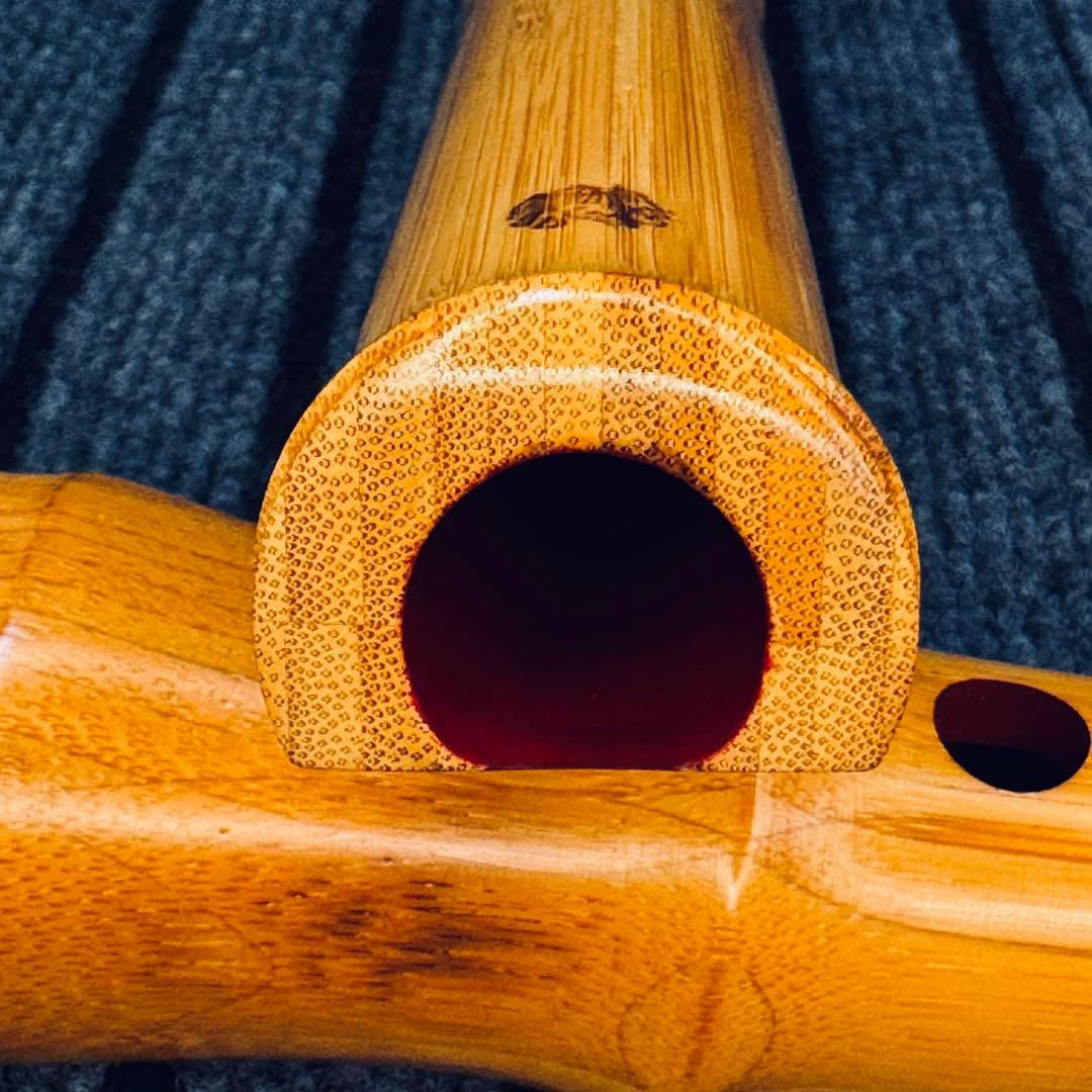 尺八 蝴蝶 高級合竹曲管 一尺八寸管