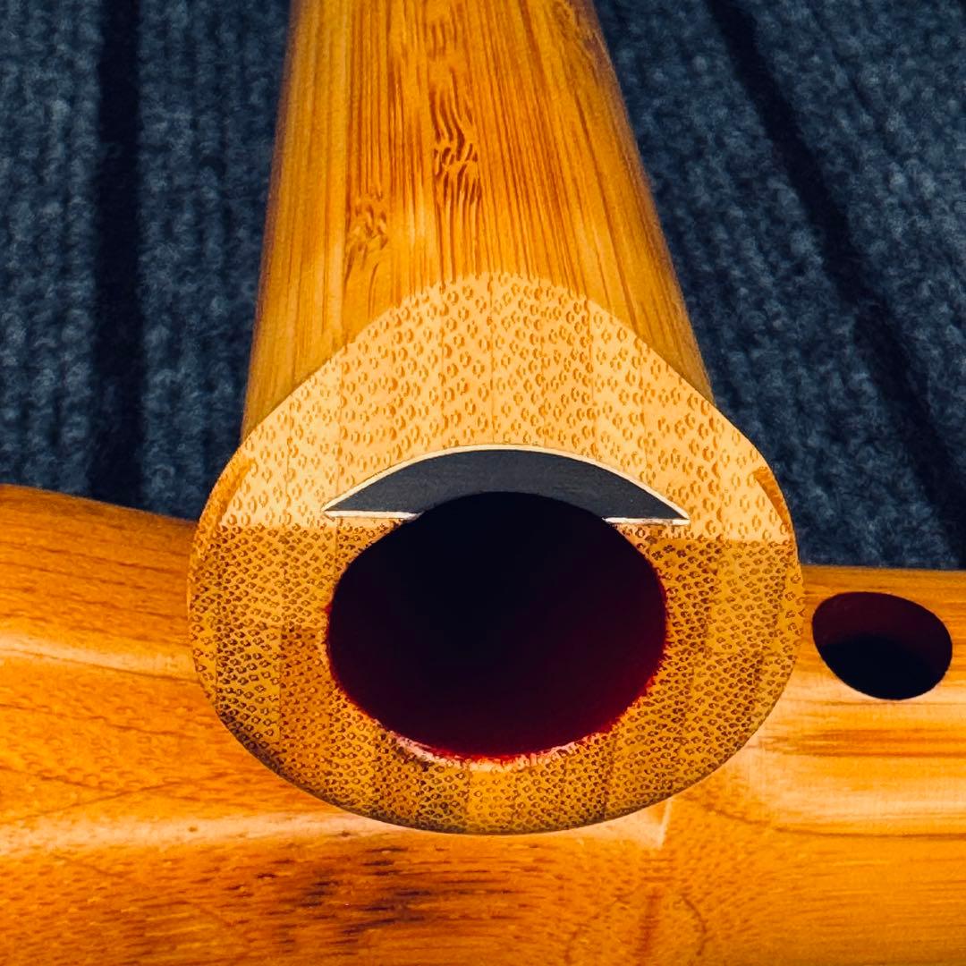 尺八 蝴蝶 高級合竹曲管 一尺八寸管