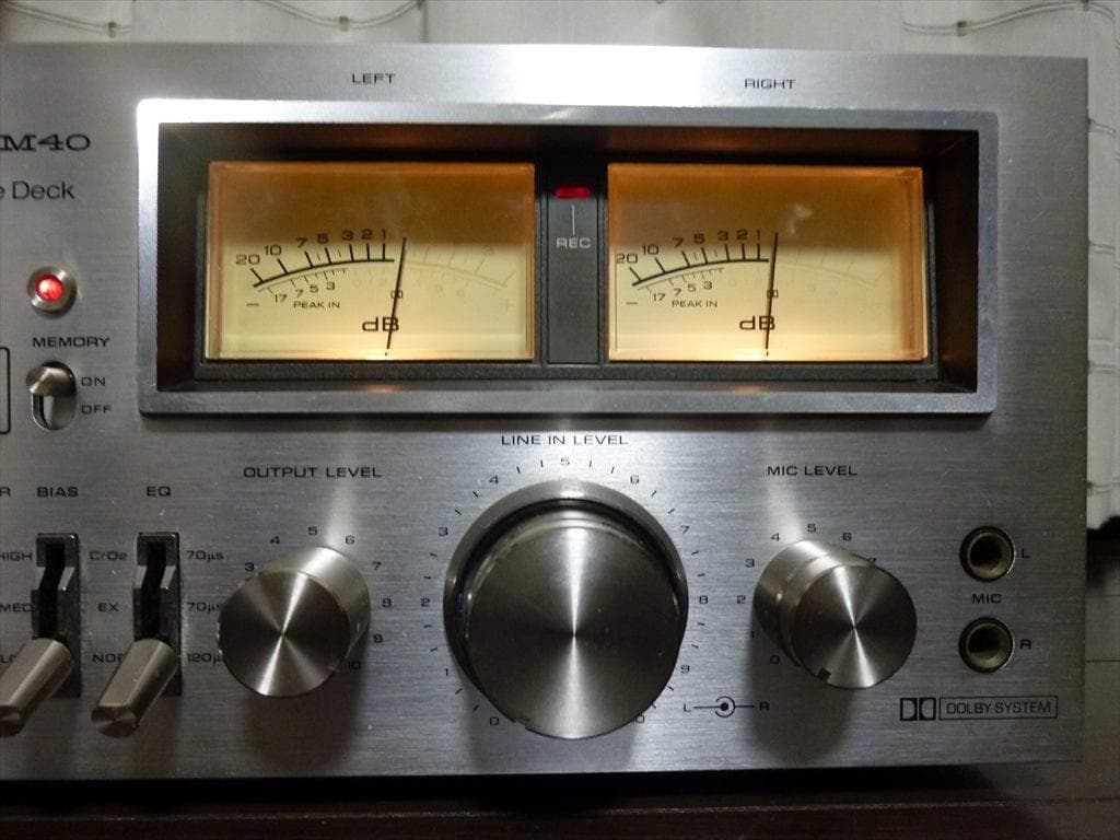 Technics テクニクス カセットデッキ RS-M40 全機能動作 難あり