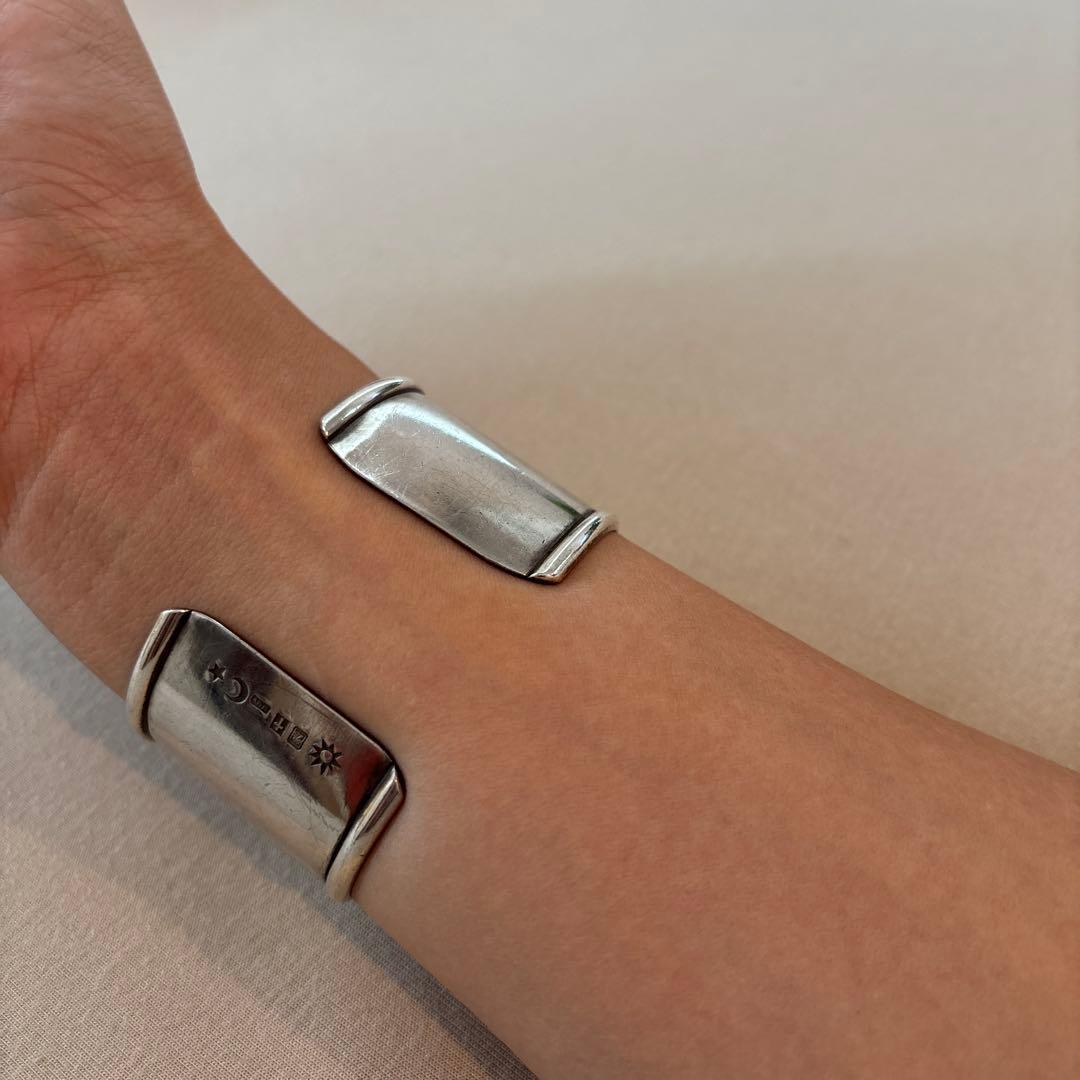 SYMPATHY OF SOULシルバー 幅広バングル