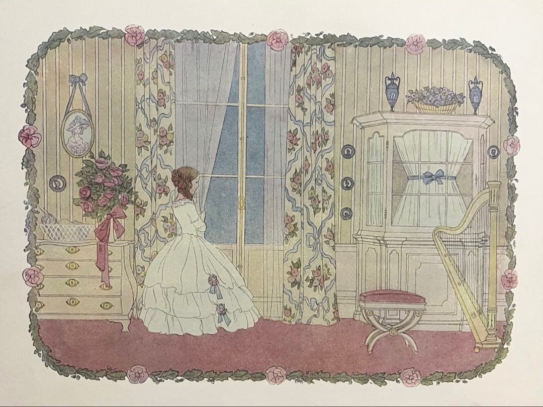 No375 希少 アンティーク洋書 古書 ルメール 絵本 児童書 オランダ 童謡