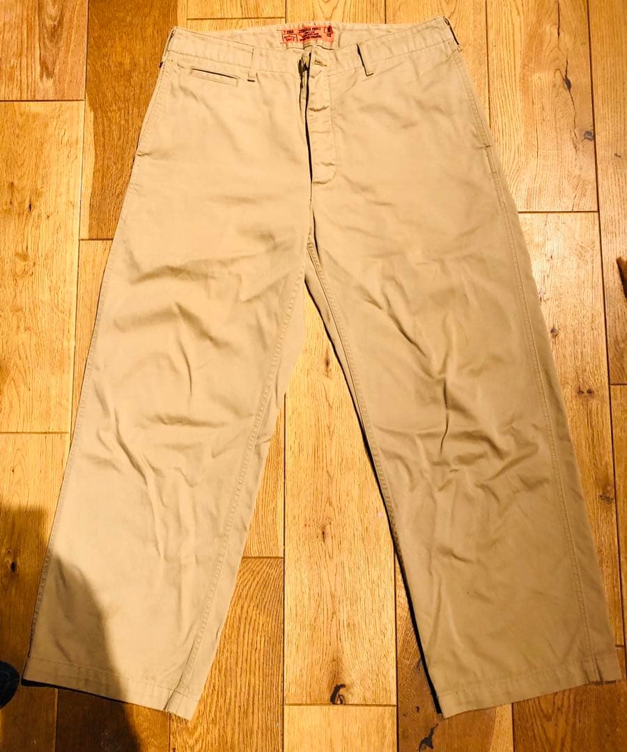 値下げ中！！テンダーロイン　ワークパンツ　ベージュ　チノパン　Mサイズ