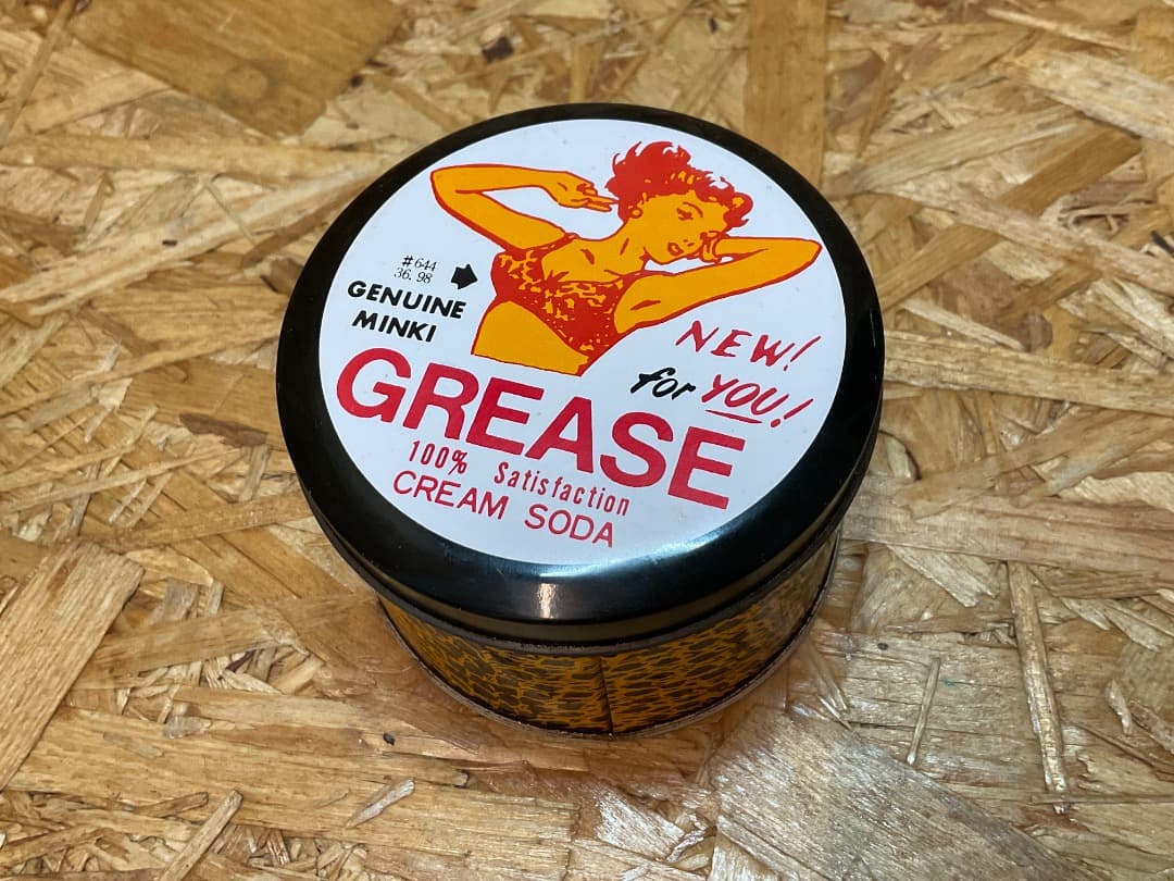 希少 CREAM SODA 当時物 グリース缶 パメード 中身入り