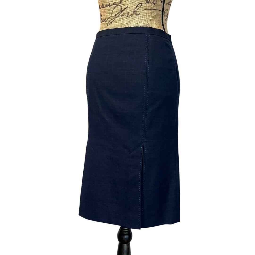 【美品】【L】Paul Smith ボタン チェック柄 スカートスーツ