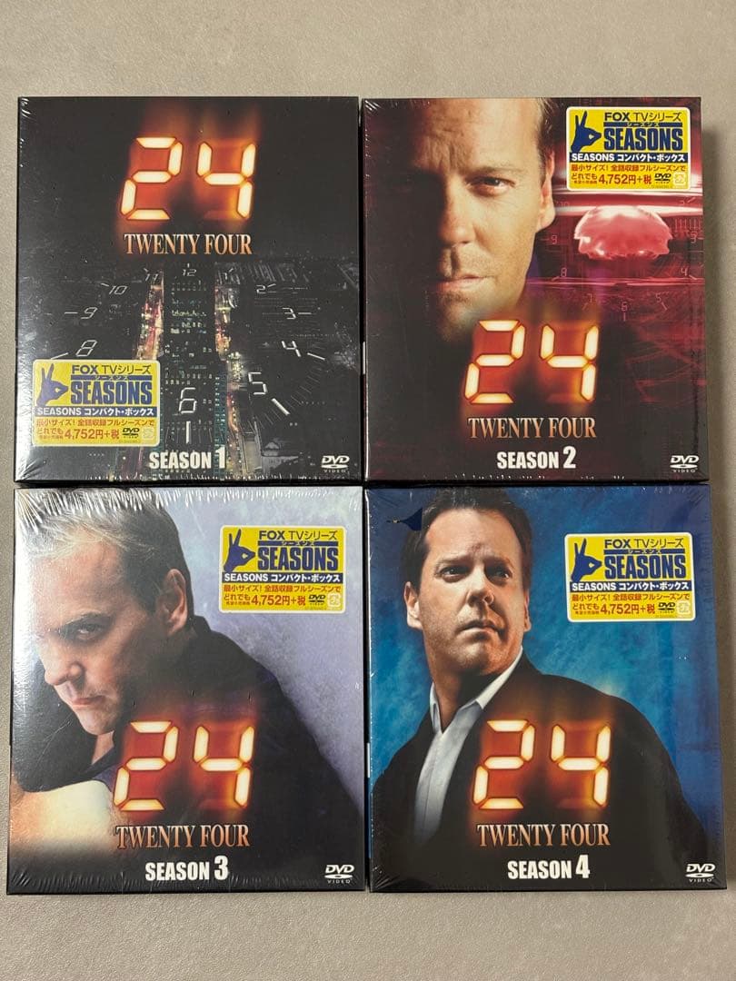 24 TWENTY FOUR DVD全巻（シーズン1-8） コンパクト ボックス