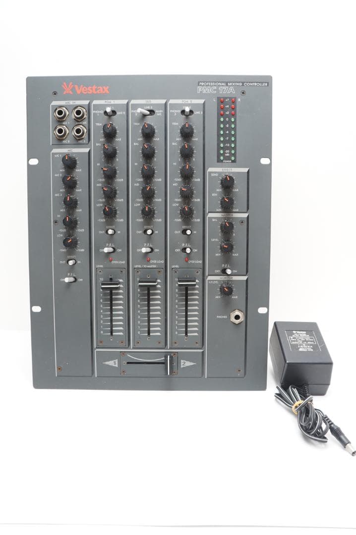 【動作品】VESTAX PMC-17A 　純正アダプター付