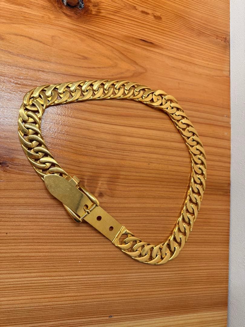 GUCCI グッチ チェーンベルト ゴールド イタリア製