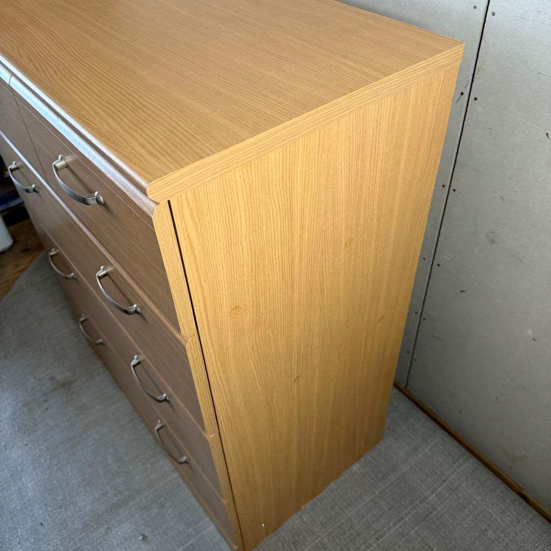 【669】ライトブラウン 4段チェスト