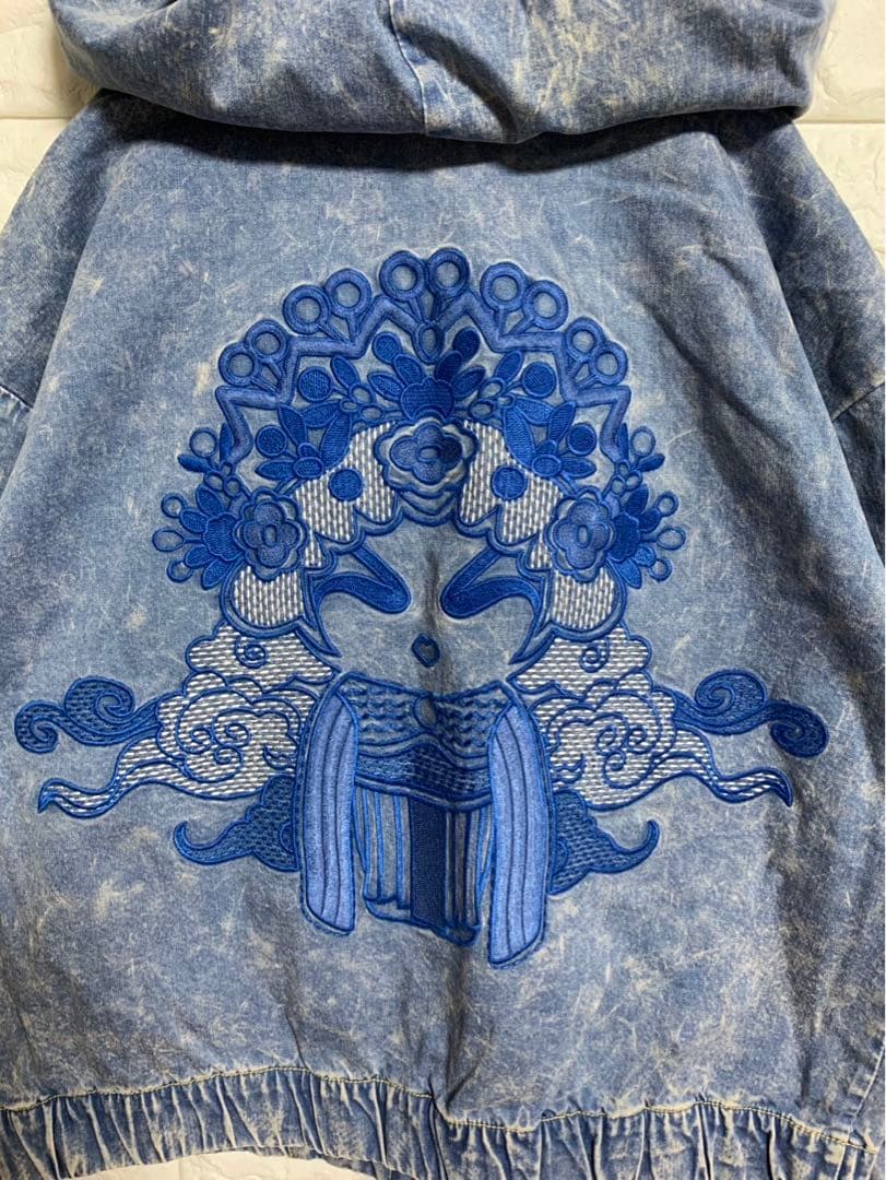 [ヴィヴィアンタム] 未使用タグ付　オペラガール　刺繍　デニムパーカージャケット